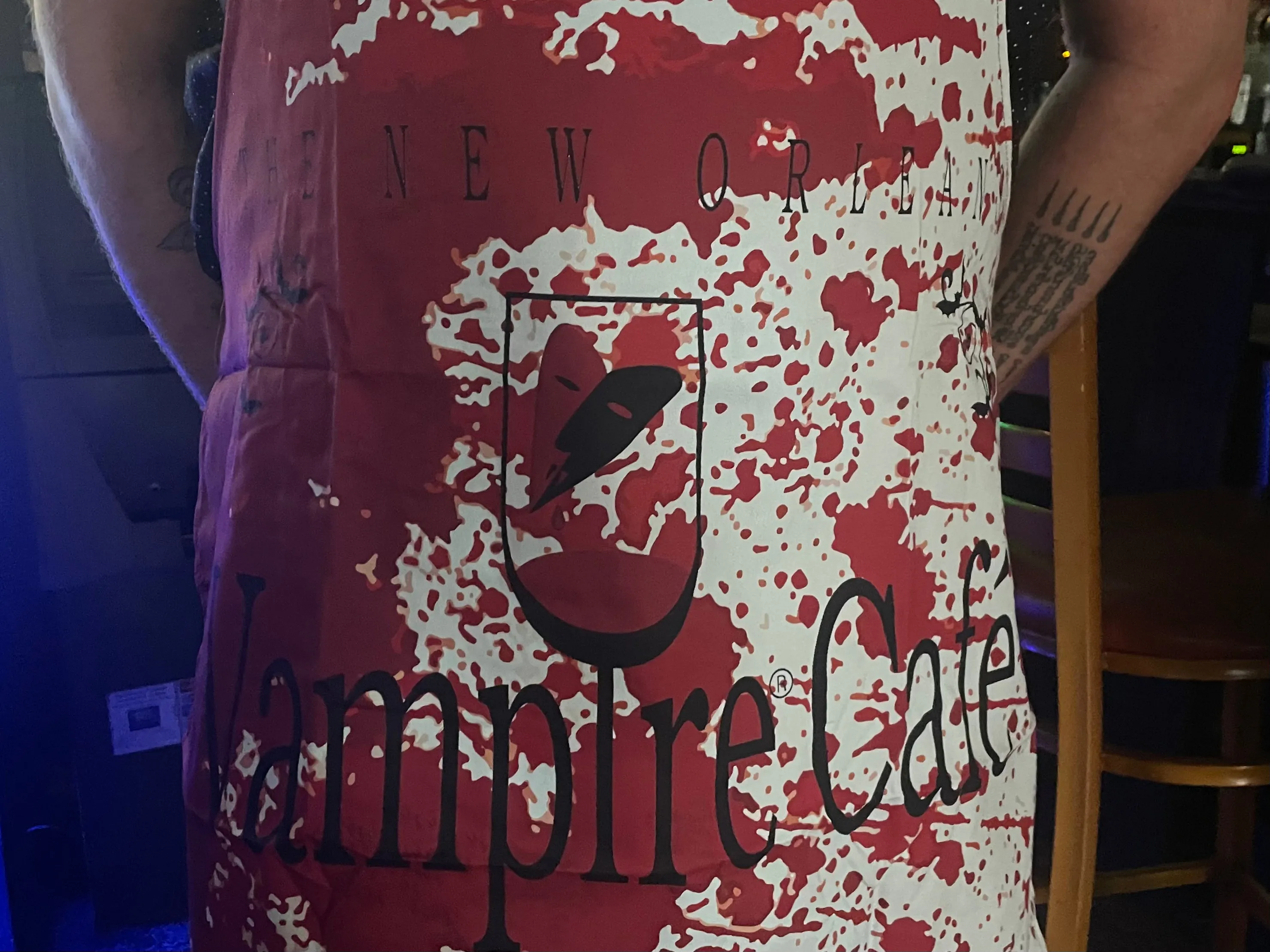 Bloody Vampire Cafe Apron