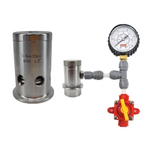 BrewBuilt X1 Complete Pressure / Vacuum / Spunding Valve Kit