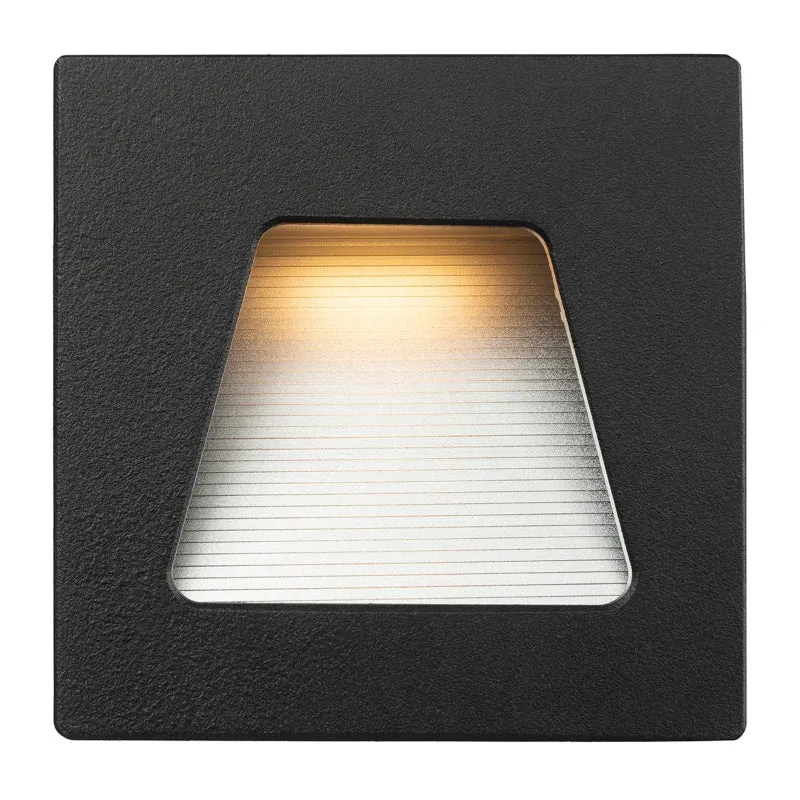 Brilliant Evelyn LED Indoor Step Light - Matt Black