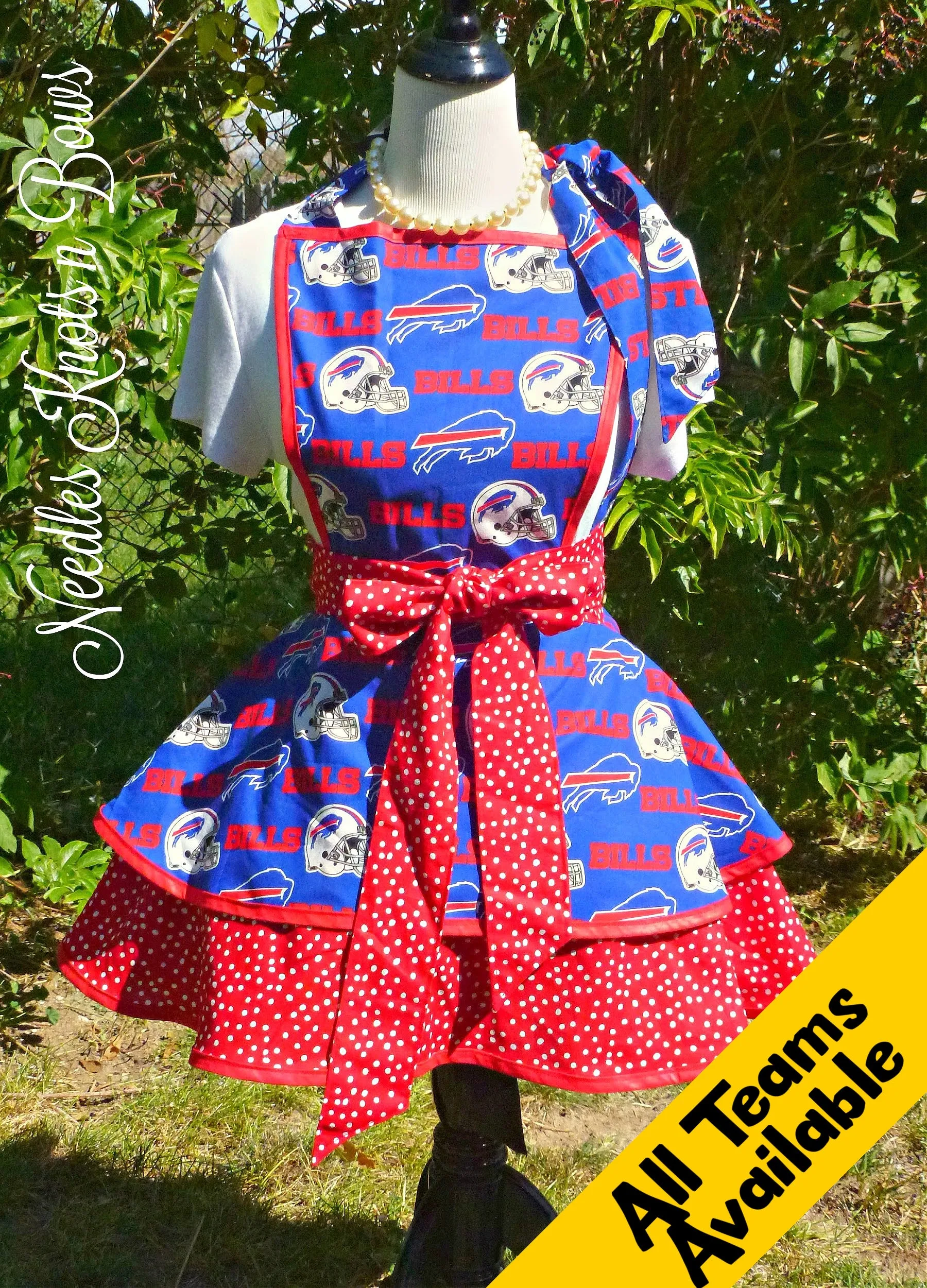 Buffalo Bills Women's Flirty Football Apron