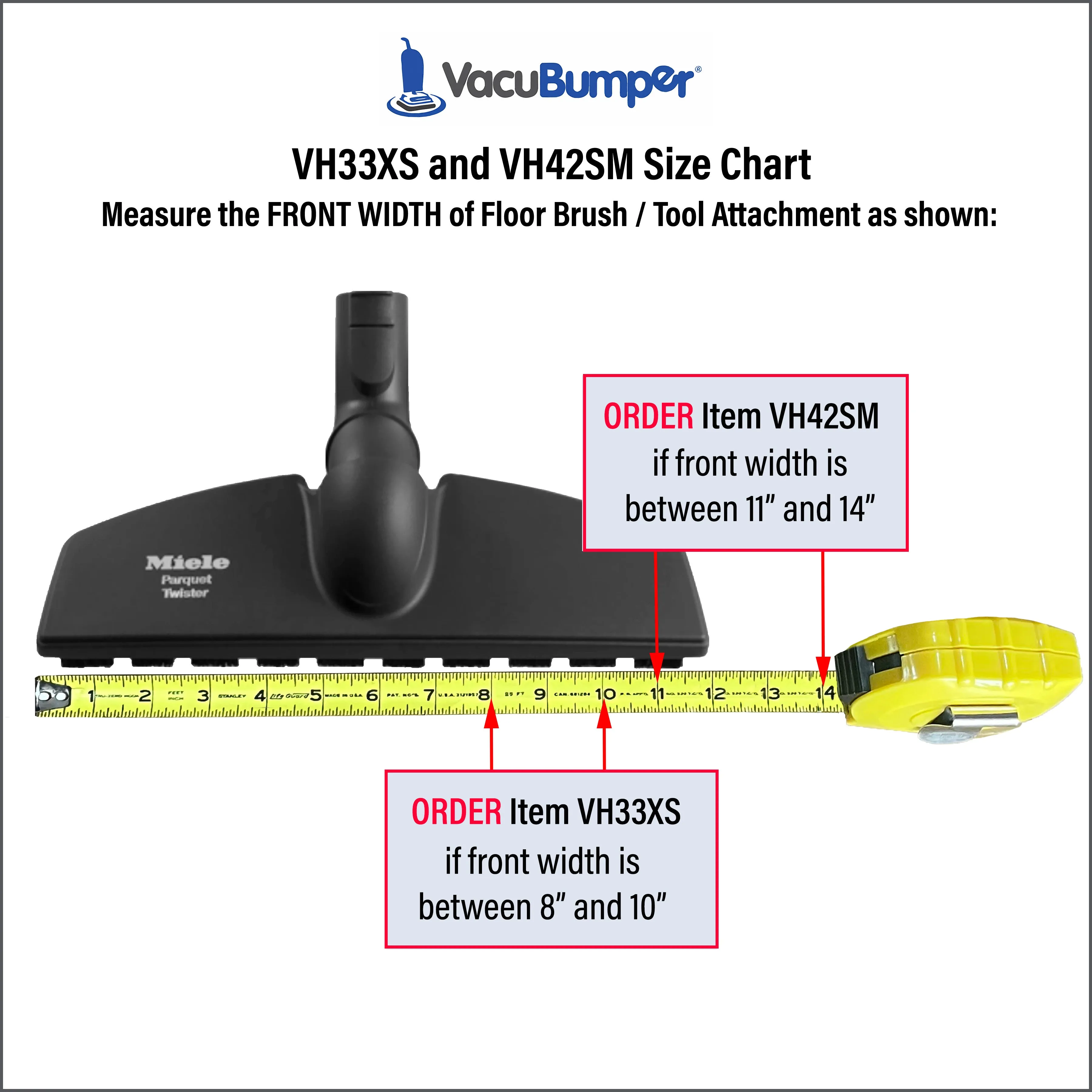 Bumper Guard for Floor Brushes - Item #VH42SM