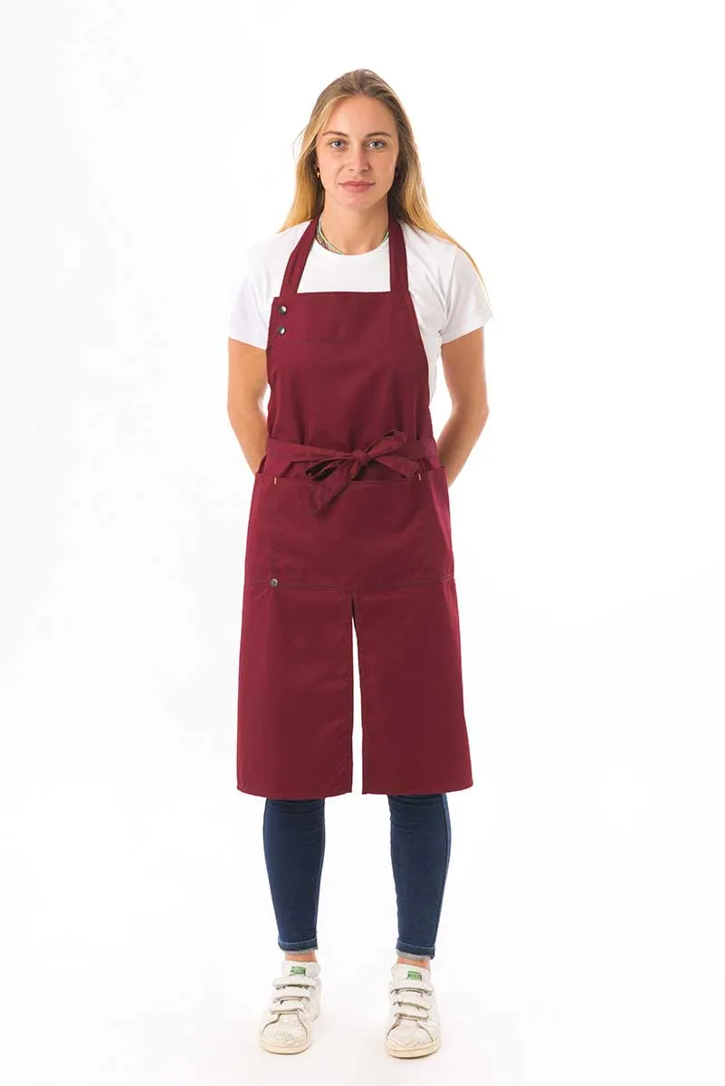 BURGUNDY CHEFS APRON