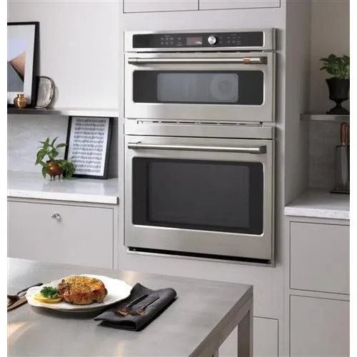 Café 30-inch Built-in Double Wall Oven with Advantium® Technology CTC912P2NS1