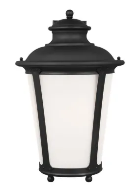 Cape May Collection - One Light Outdoor Wall Lantern | Finish: Black - 88244-12