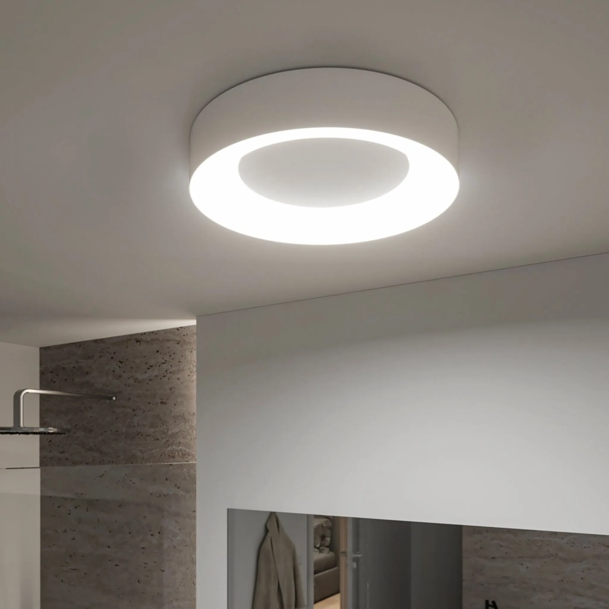 Casca 25W LED Switch 2100lm Ceiling Light in White