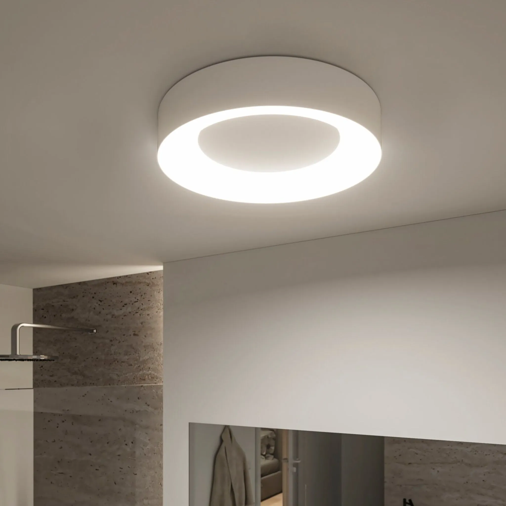 Casca 25W LED Switch 2100lm Ceiling Light in White