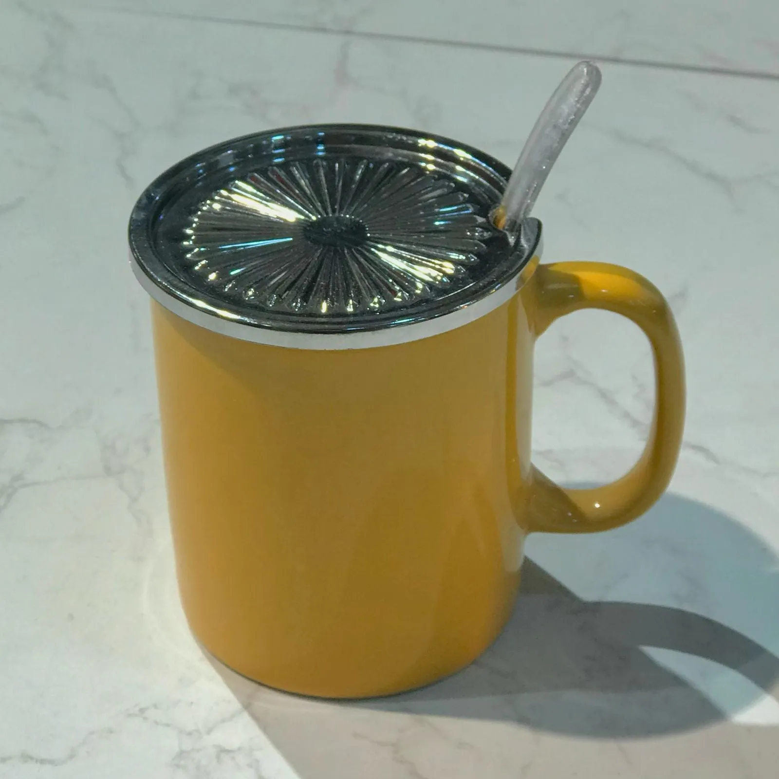 Ceramic Mug with Lid-D1