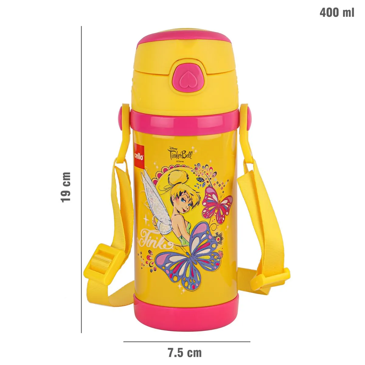 Champ 400 Hot & Cold Stainless Steel Kids Water Bottle, 400ml