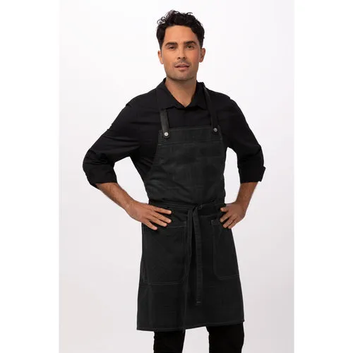 Chef Works ABR01GRY0 Bib Apron