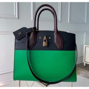 City Steamer Mm Bag In Smooth Calfskin M42188 Green/black Collection