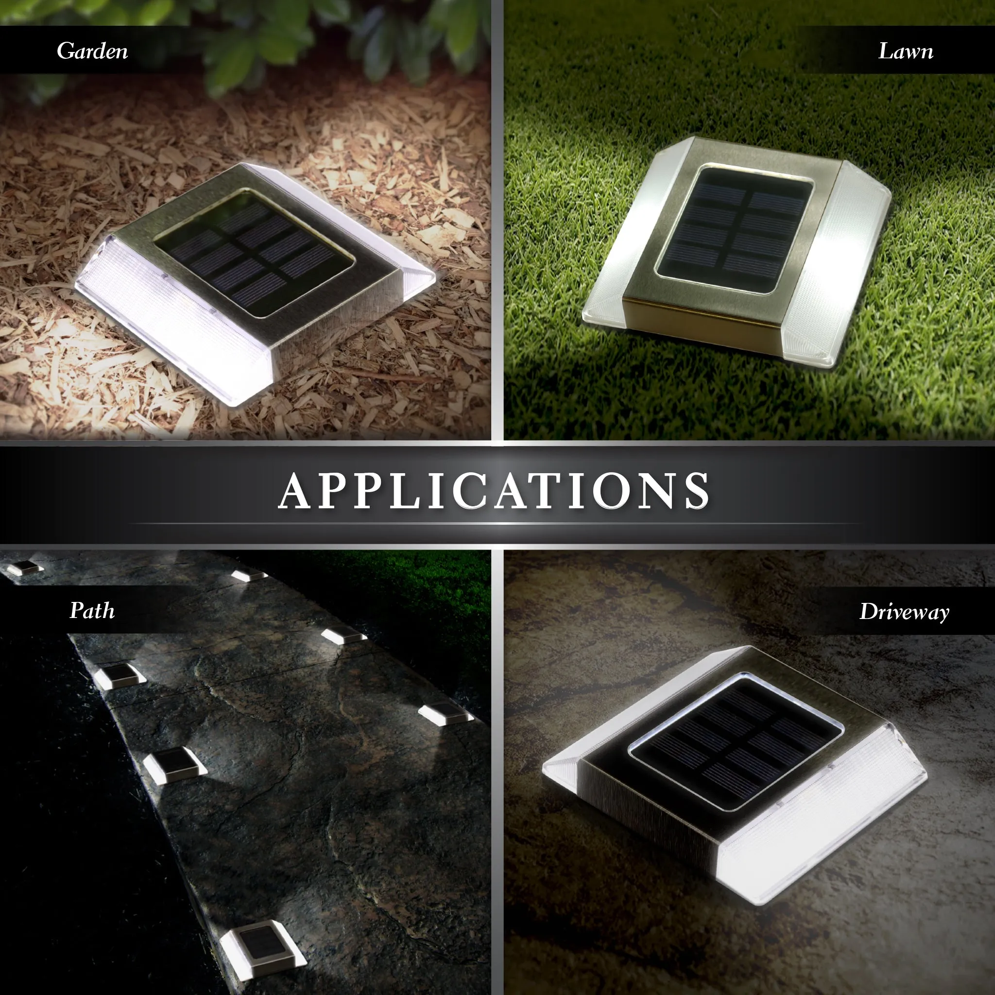 Classy Caps Stainless Steel Solar Path Light SL499