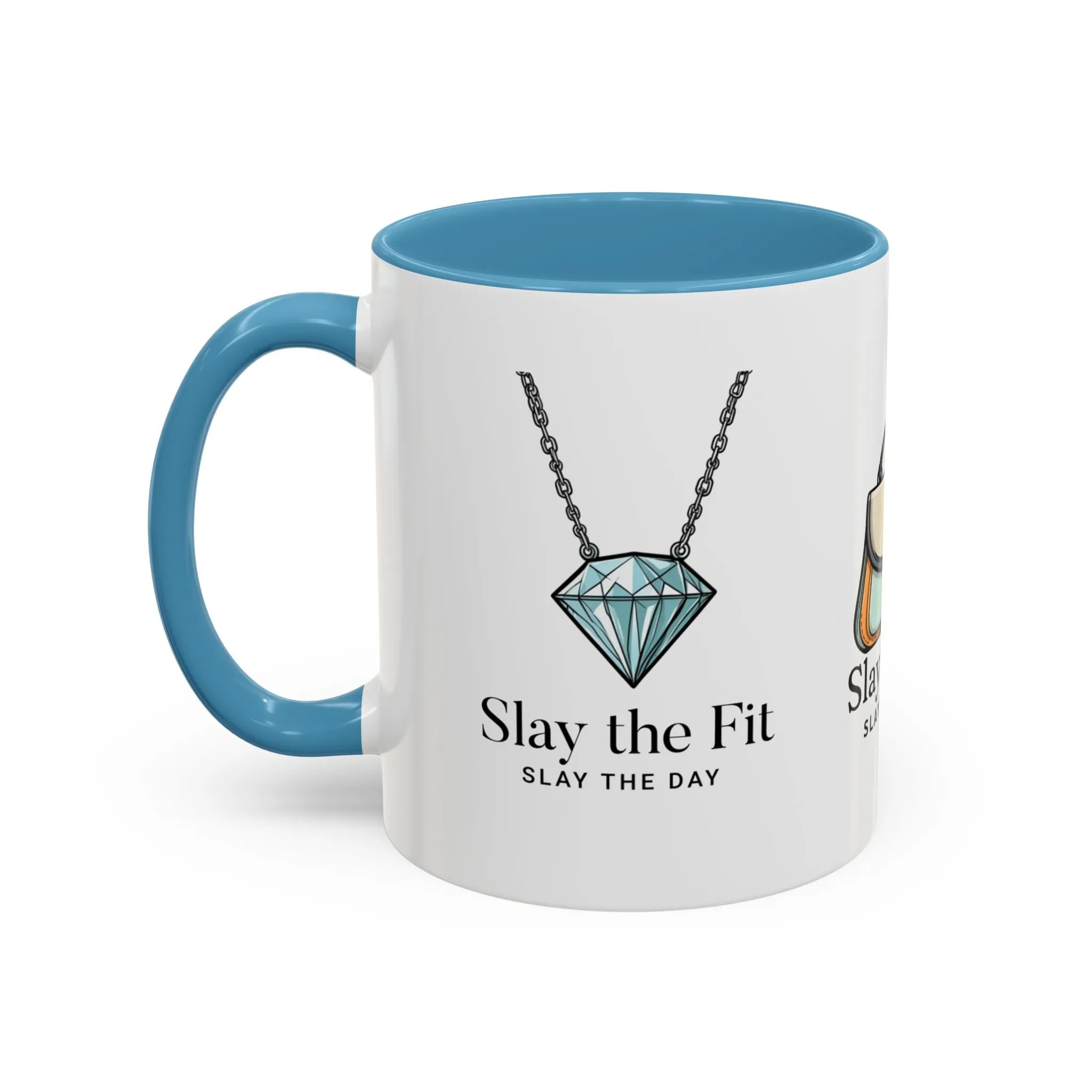 Coffee Mug, Fashionista Mug, Designer Mug, Chic Mug, Style Mug, Gifts for Her, Stiletto Heel, Diamond Necklace, Designer Purse