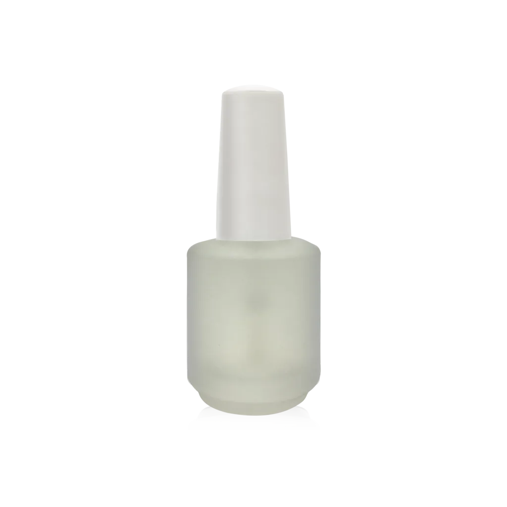 Cre8tion Empty Glass WHITE Bottle, Blank Frost, 0.5oz, 26078 (Packing: 288 pcs/case)