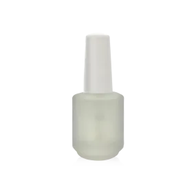 Cre8tion Empty Glass WHITE Bottle, Blank Frost, 0.5oz, 26078 (Packing: 288 pcs/case)