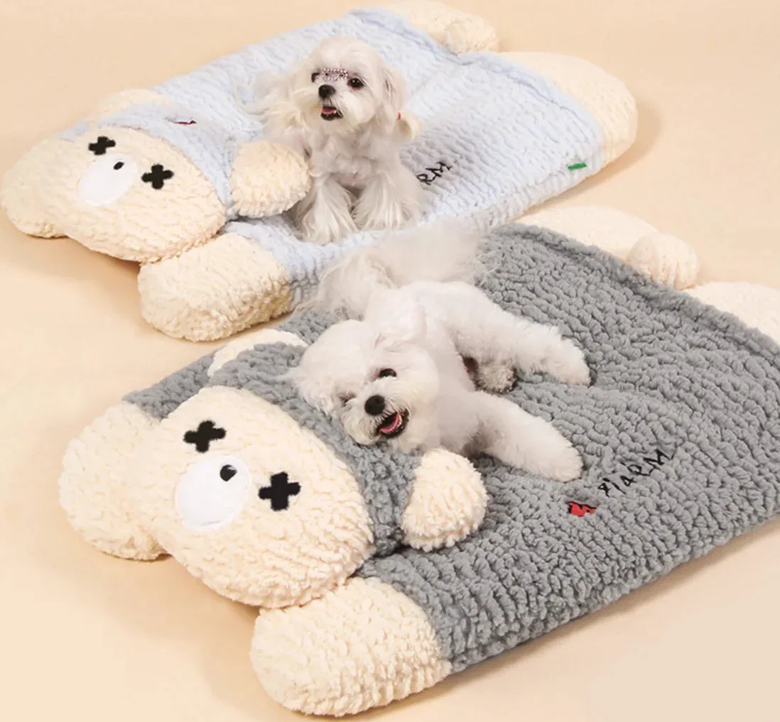 Cute Cat Sleeping Pad, Cotton 100% Pet Mattress, Sheep Cat Litter Mat, Bed Mattress for Cats