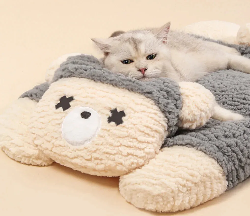 Cute Cat Sleeping Pad, Cotton 100% Pet Mattress, Sheep Cat Litter Mat, Bed Mattress for Cats