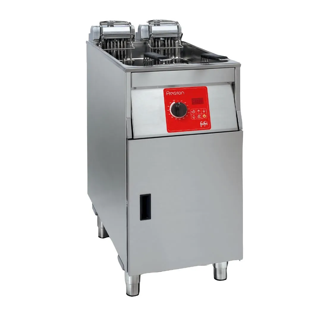 CX901 FriFri Precision 412 Electric Free Standing Single Tank Filtration Fryer PL412M31G0