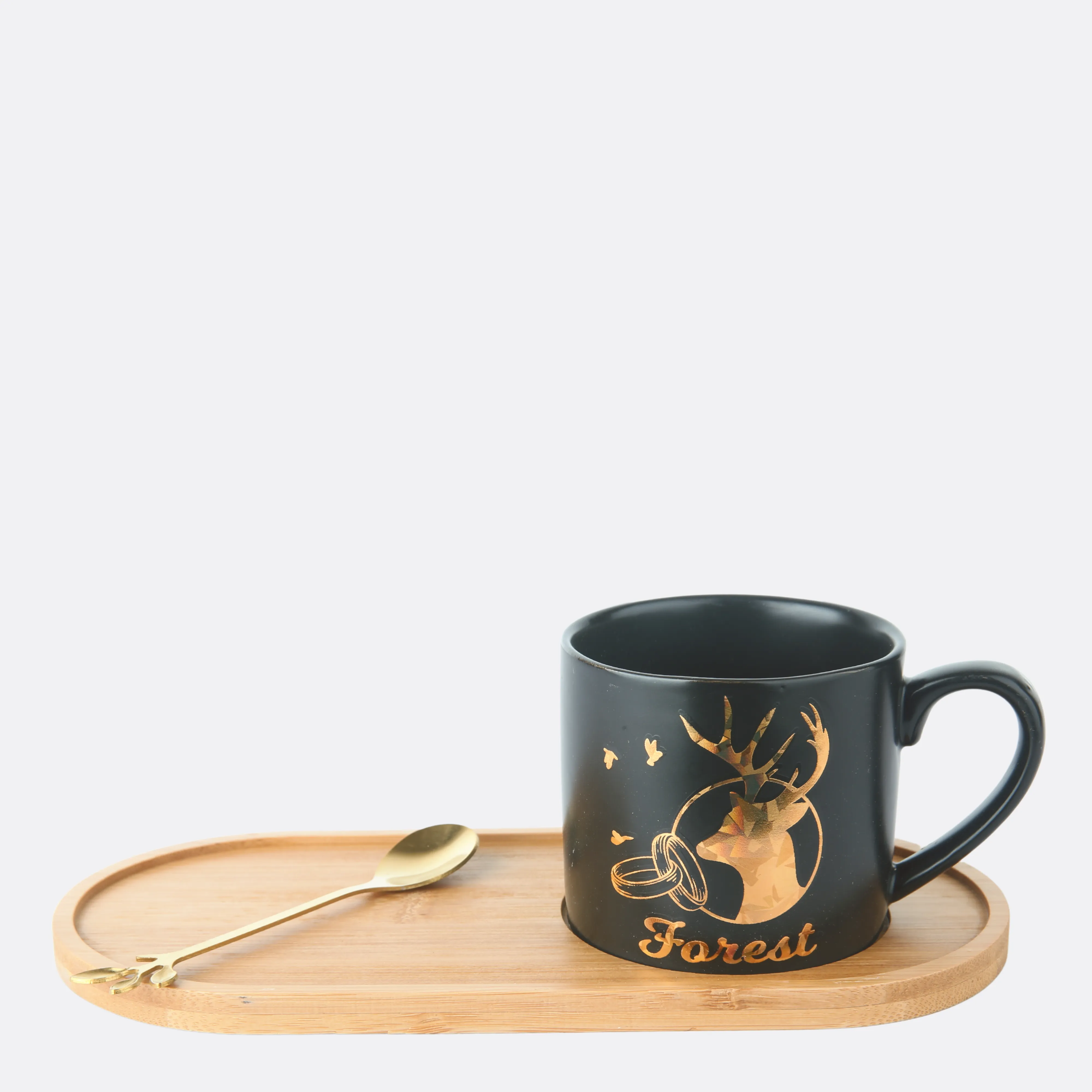 Deer Mug With Tray