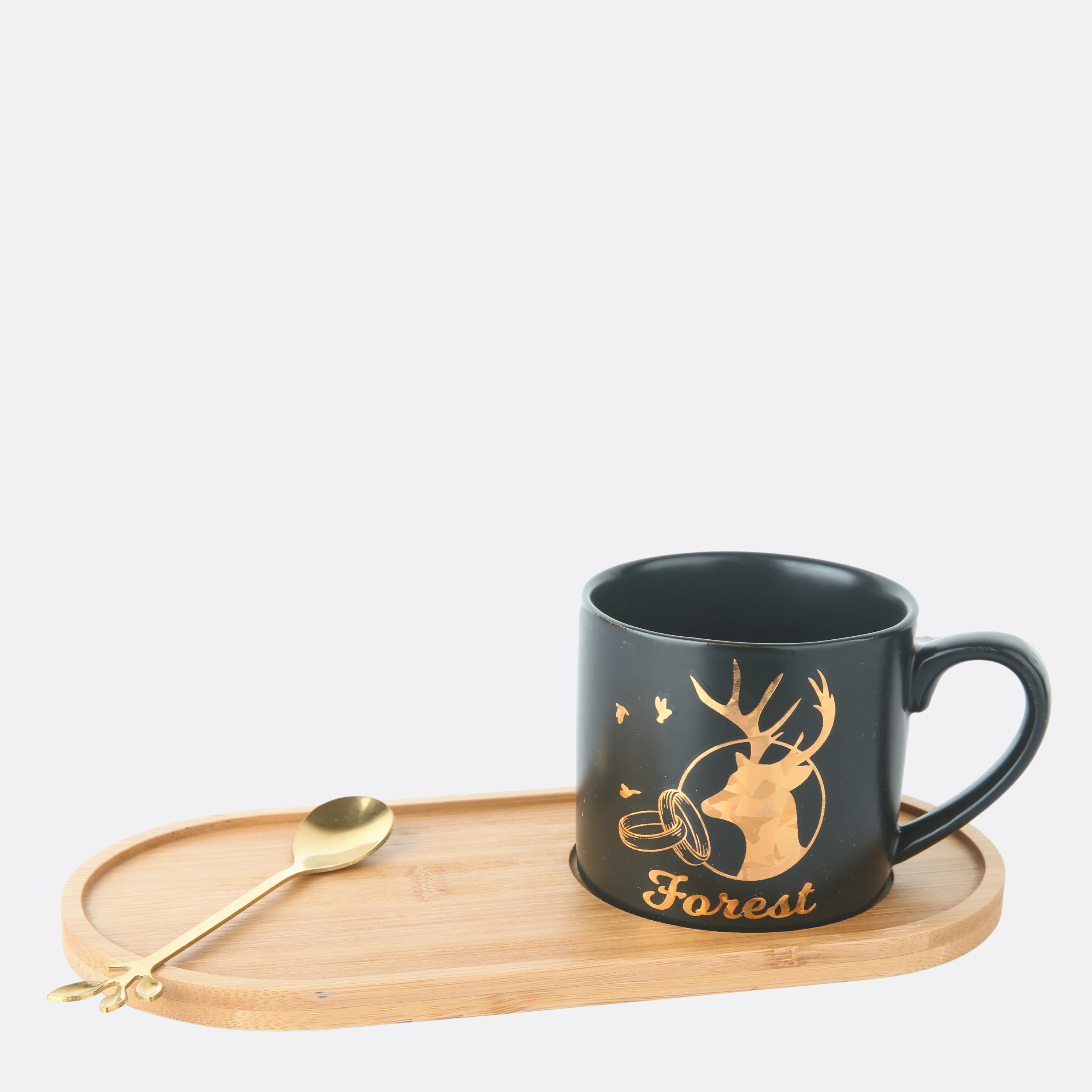 Deer Mug With Tray