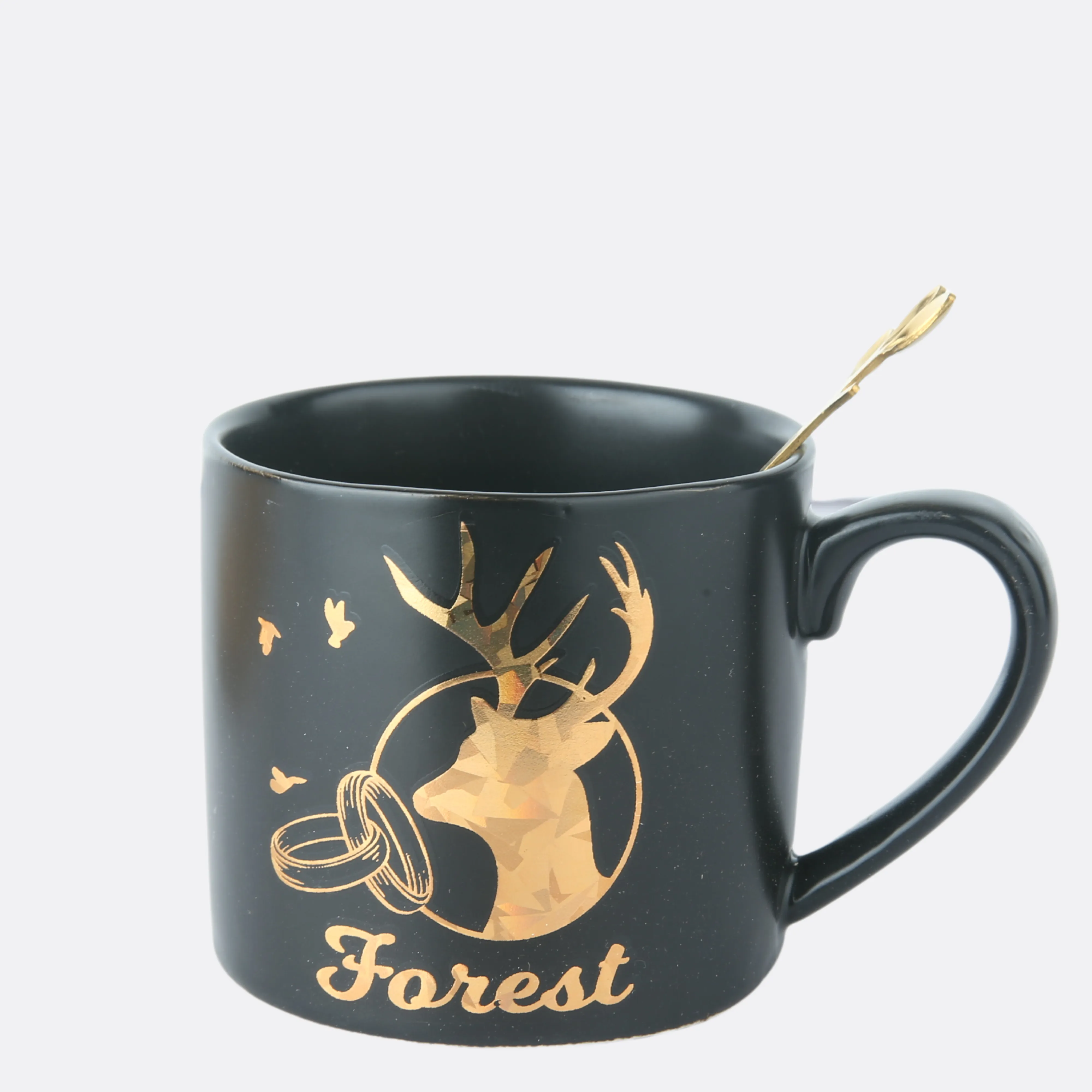 Deer Mug With Tray