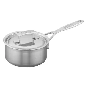 Demeyere 1015780 Industry 1.5-qt Stainless Steel Saucepan w/ Solid Metal Handle