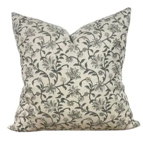 Designer "Montclair" Floral Pillow Cover