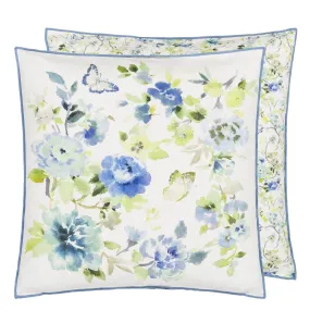 Designers Guild Fiore D'acqua Delft Cotton Decorative Pillow