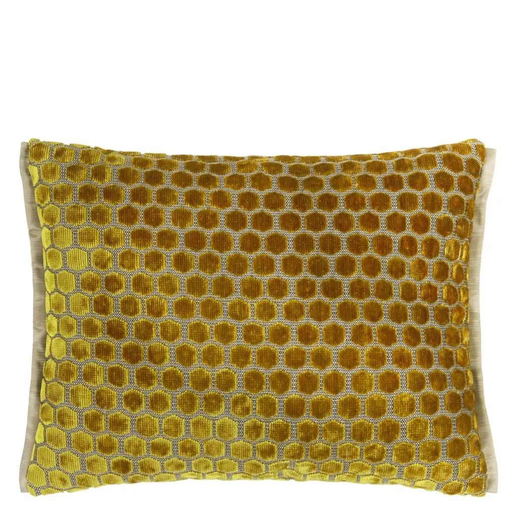 Designers Guild Jabot Mustard Decorative Pillow