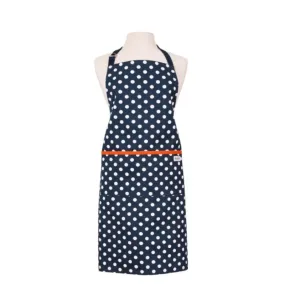 Dexam Polka Dot Adult Apron Indigo