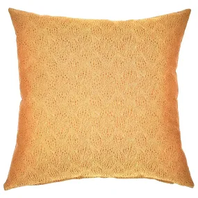 Dotted Orange Modern Throw Pillow Cover