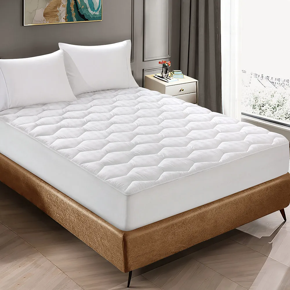 Down Alternative Mattress Pad with 100% Polyester Cover 500 Thread Count