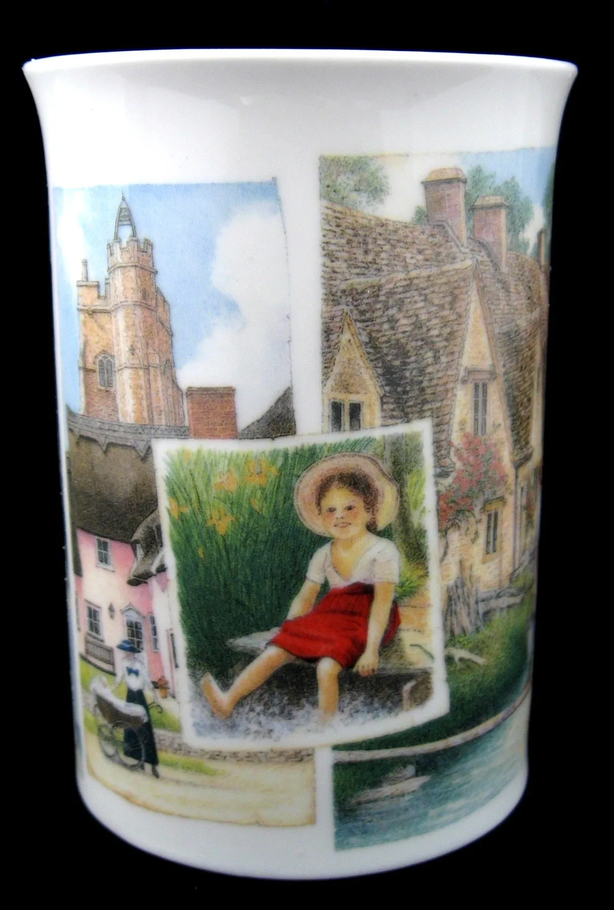 Dunoon Cottage Life Cotswold Stone Village Mug Richard Partis 2007