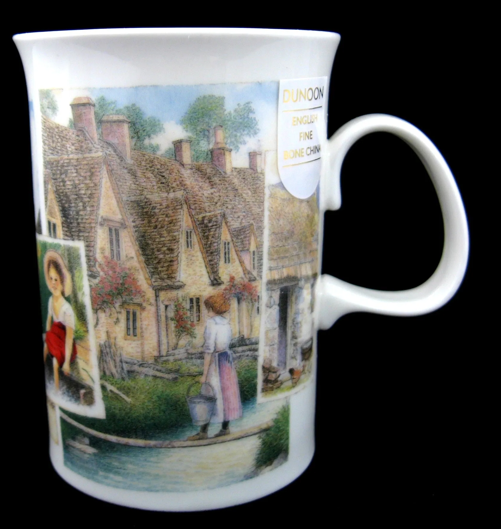 Dunoon Cottage Life Cotswold Stone Village Mug Richard Partis 2007