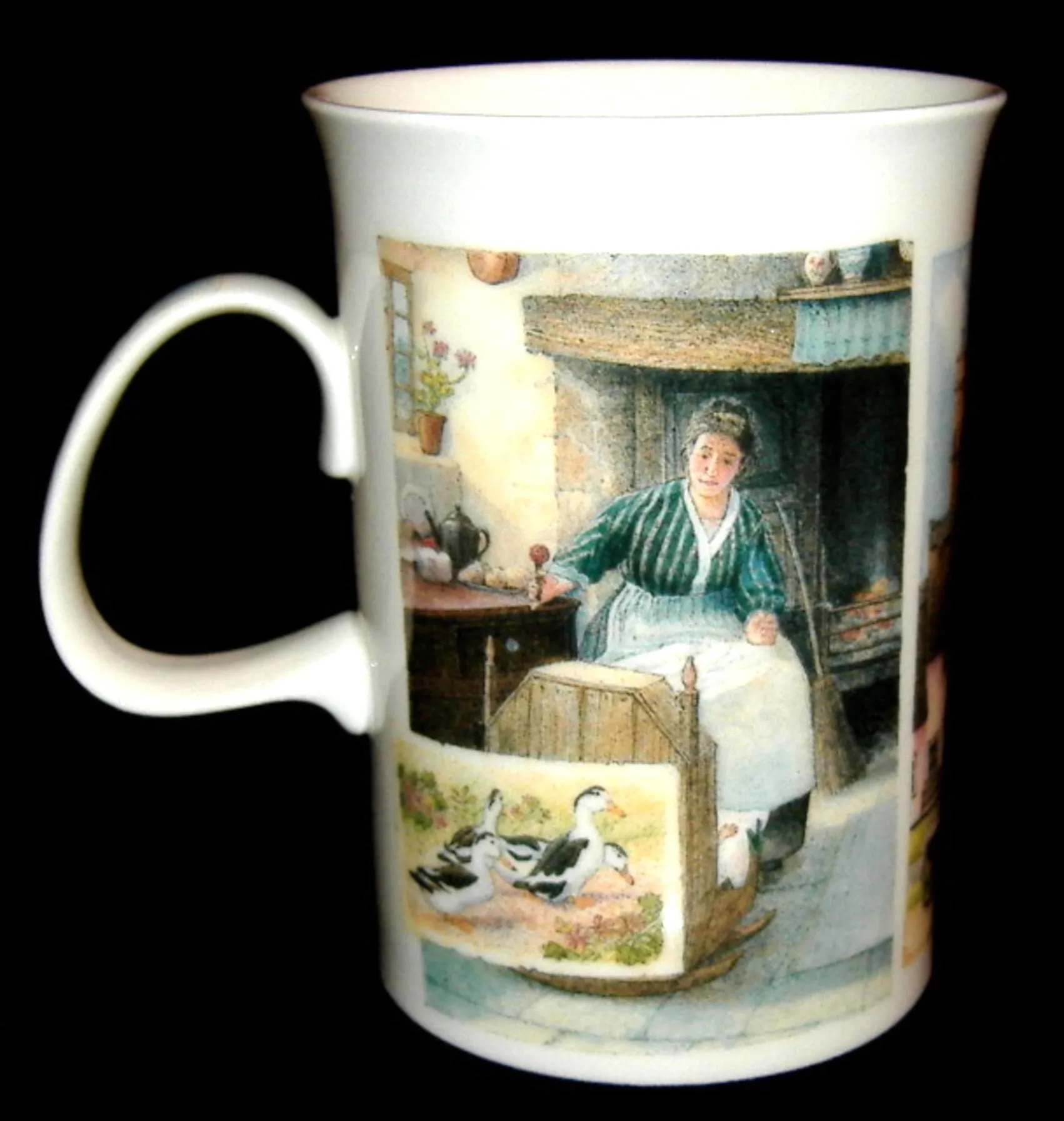 Dunoon Cottage Life Cotswold Stone Village Mug Richard Partis 2007