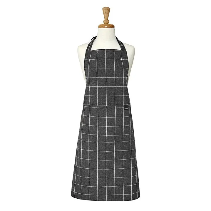 Eco Check Charcoal Apron