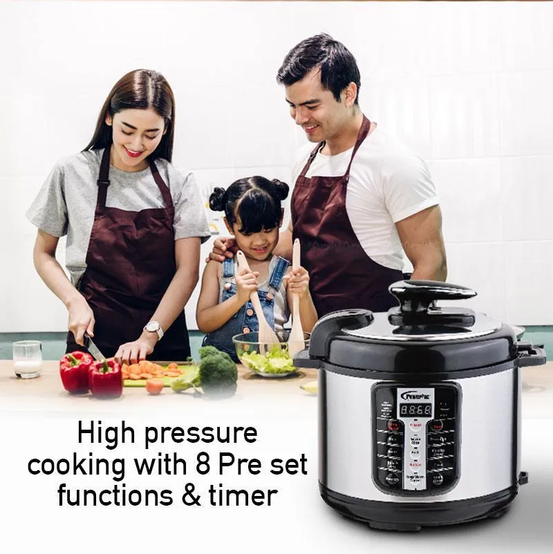 Electric Pressure Cooker With Stainless Steel Pot 5.0L (PPC511 SSPOT)