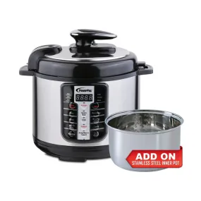 Electric Pressure Cooker With Stainless Steel Pot 5.0L (PPC511 SSPOT)