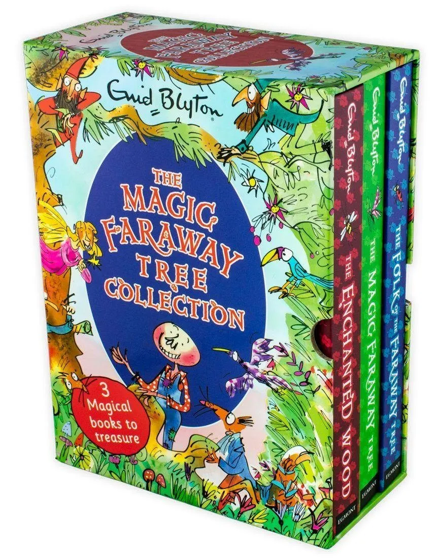 Enid Blyton The Magic Faraway Tree 3 Books Box Set - Ages 7-9 - Hardback