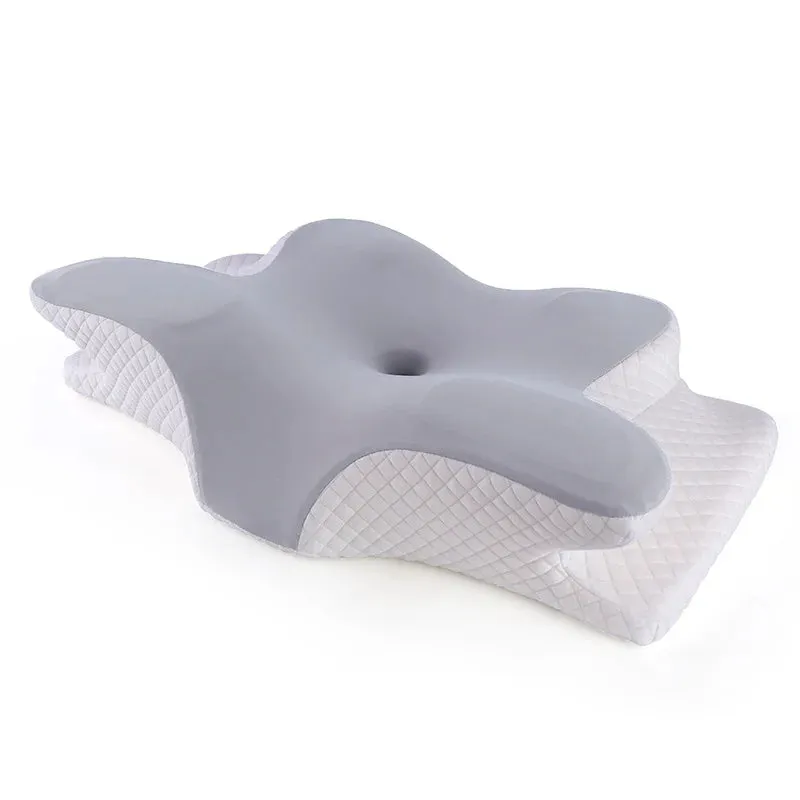 Ergonomic Memory Foam Cervical Neck Pillow – Orthopedic Contour Support for All Sleep Positions