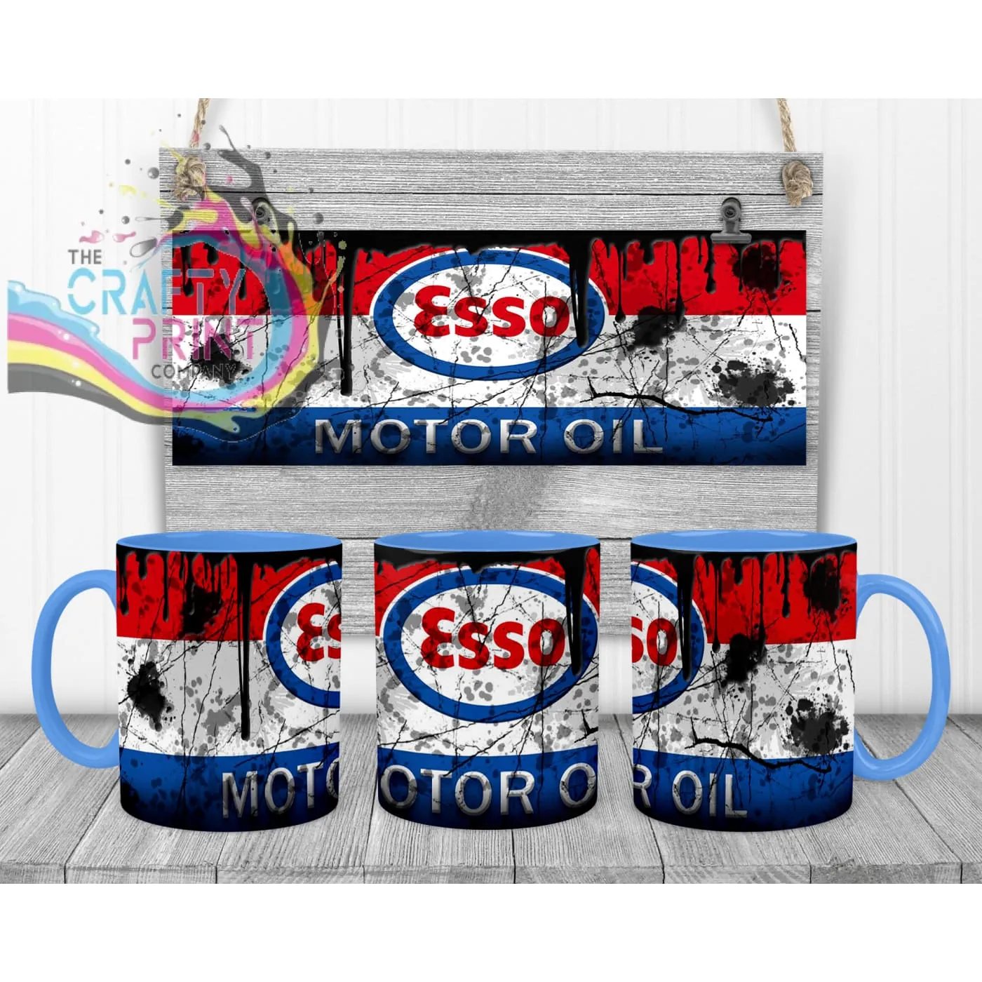 Esso Motor Oil Dirty Mug