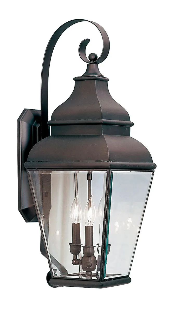 Exeter 3-Light Outdoor Wall Lantern