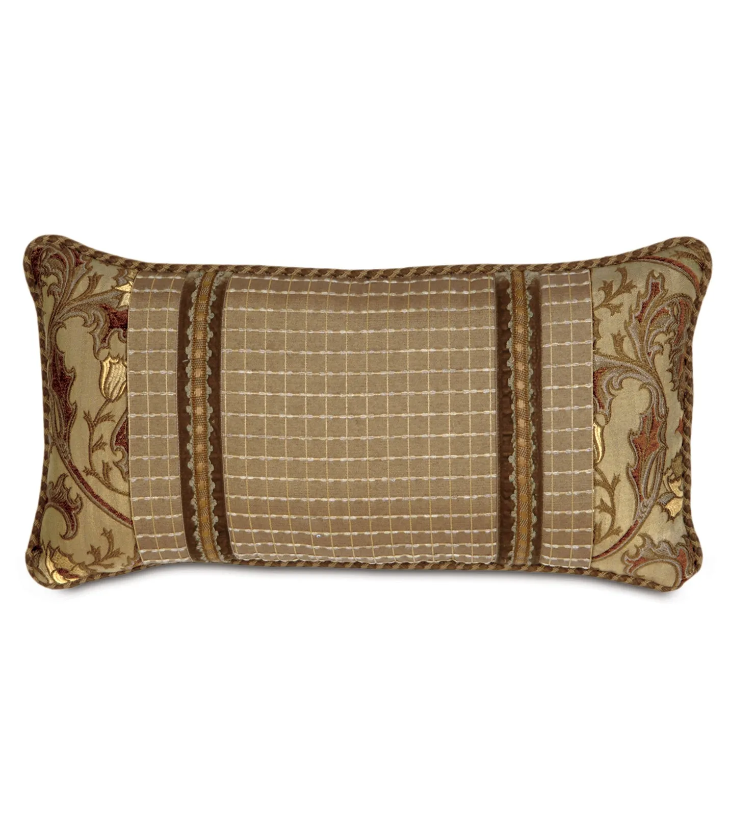 Fairmount Gold Insert Lumbar Pillow Cover 11x21