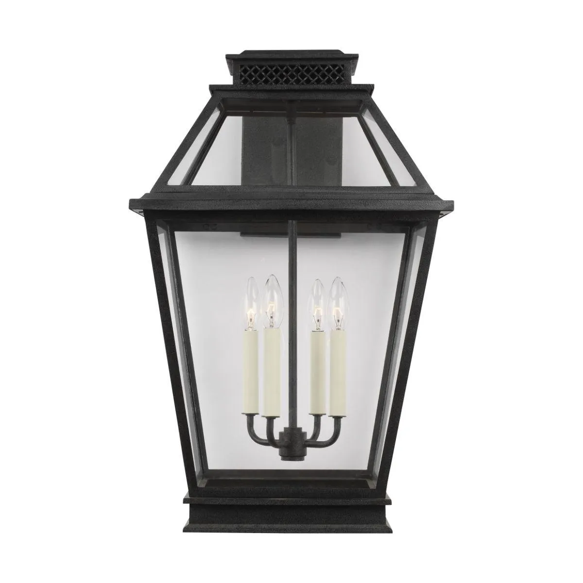 Falmouth Extra Large 26 In. 4 Lights Outdoor Wall Light Gray Finish