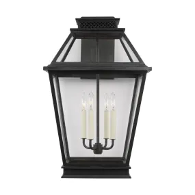 Falmouth Extra Large 26 In. 4 Lights Outdoor Wall Light Gray Finish