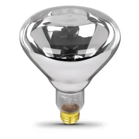 Feit Electric 250R40/1 Incandescent Lamp, 250 W, R40 Lamp, Medium E26 Lamp Base, 2200 Lumens, 2700 K Color Temp