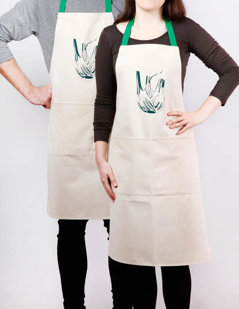 Fennel Apron - screen printed