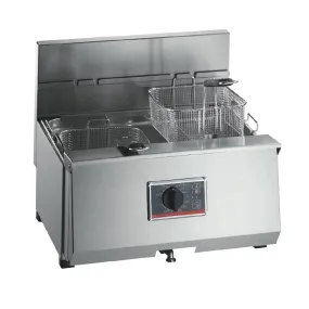 FriFri Profi  10 Electric Countertop Fryer Single Tank Twin Baskets 6.9kW Three Phase