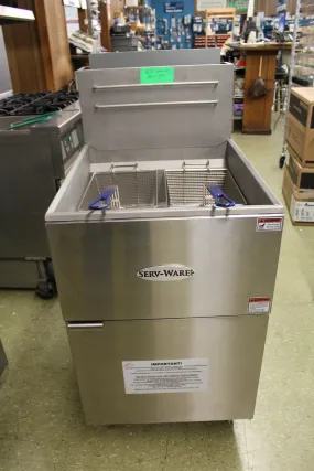 FRYER SERV-WARE 80LB NATURAL GAS,150,000 BTUs - call for best price