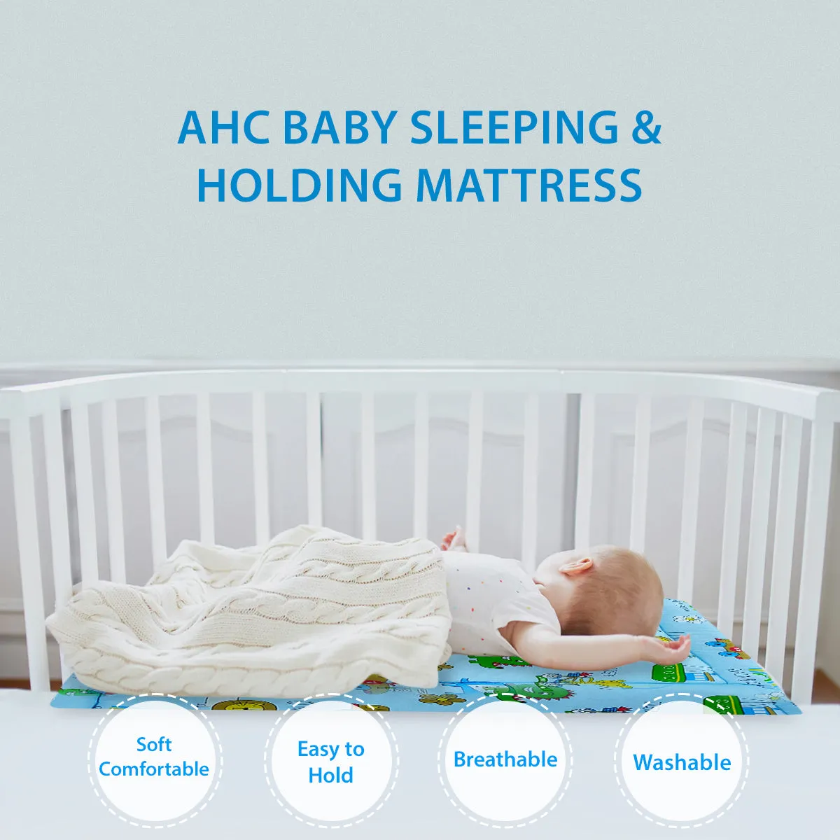 Gaddi/Sleeping Mattress for Newborn (Pack Of 2)