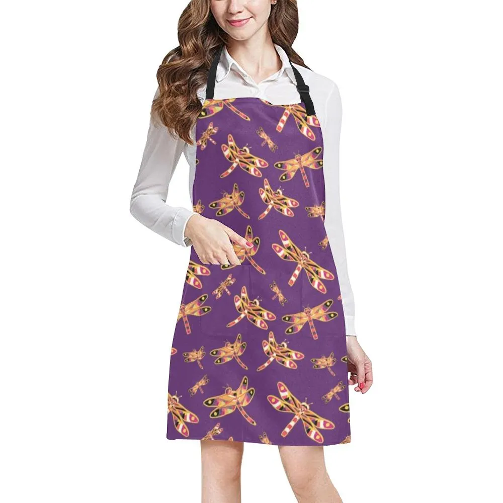 Gathering Yellow Purple Apron